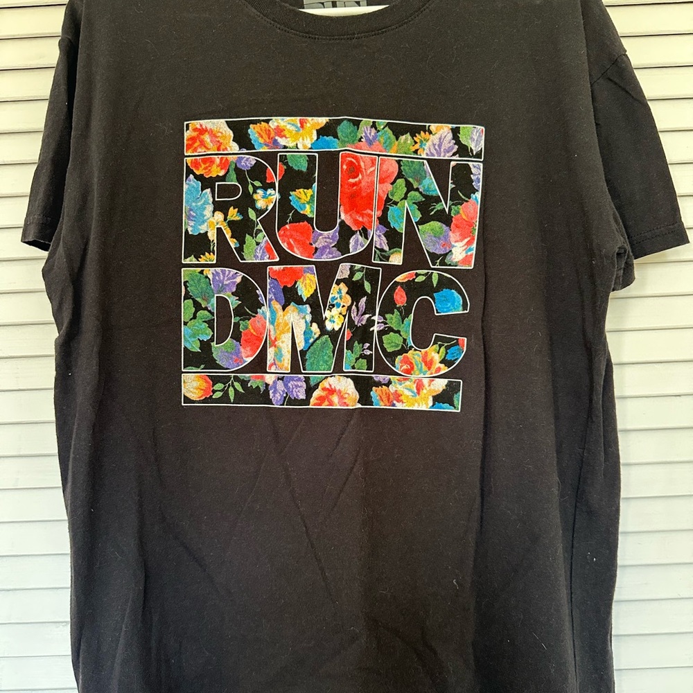 RUN DMC Floral Graphic Tee